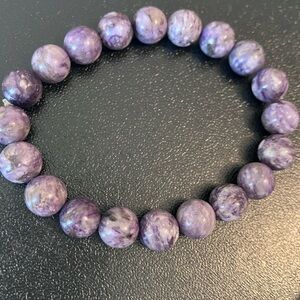 Gem stone amethyst Beaded Bracelet